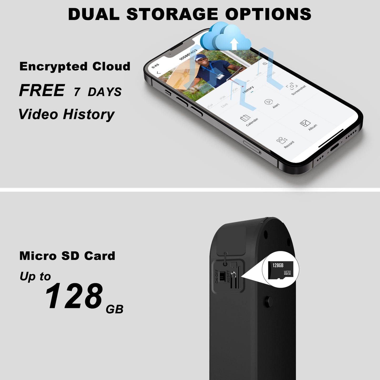 KAMEP 2K Wireless WiFi Video Doorbell Camera, Camera Door Bells Wireless with 2K Resolution | 2-Way Audio | Improved Motion Detection | Anti-Theft Alarm | Night Vision | SD Card & Cloud Storage