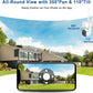 KAMEP 2K Security Camera Outdoor Wireless with Color Night Vision, 4MP PTZ CCTV Camera with 355°Pan 110°Tilt, Home 2.4GHz Wifi Wired IP Camera Auto Tracking PIR Motion Detection, Two-way Audio