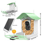 Smart Bird Feeder with Camera, Smart Birdwatching Wireless Outdoor Camera, 1080P Solar Powered Bird Watching Camera Auto Capture Bird Videos & Motion Detection