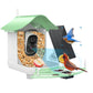 Smart Bird Feeder with Camera, Smart Birdwatching Wireless Outdoor Camera, 1080P Solar Powered Bird Watching Camera Auto Capture Bird Videos & Motion Detection